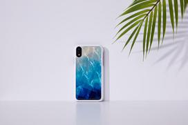 iphone xr deklai - iKins SmartPhone case iPhone XR - Mėlyna Lake Baltas - 2 nuotrauka