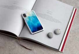iphone xr deklai - iKins SmartPhone case iPhone XR - Mėlyna Lake Baltas - 4 nuotrauka