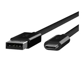 type c to usb - Belkin 3.1 USB-A To USB-C Cable 1m Black - 2 nuotrauka