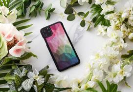 iphone 11 pro max deklai - iKins SmartPhone case iPhone 11 Pro Max water flower juodas - 2 nuotrauka