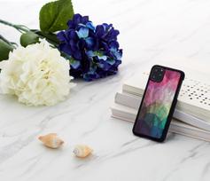 iphone 11 pro max deklai - iKins SmartPhone case iPhone 11 Pro Max water flower juodas - 3 nuotrauka