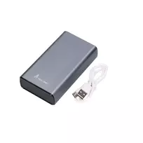 usb c pd power bank - Extralink EPB-126 20000mAh 45W, pilka (silver) - 3 nuotrauka