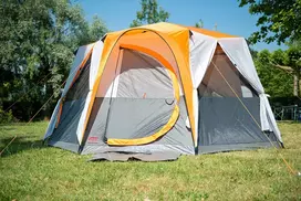 tentas palapine -  Coleman Octagon 8 2000019550, oranžinė/pilka - 2 nuotrauka