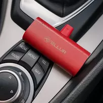 atsarginis maitinimo saltinis power bank - Tellur PD202 Powerbank 5000mAh red - 2 nuotrauka