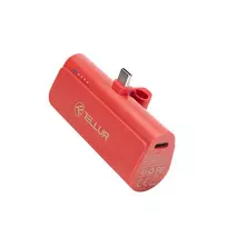 atsarginis maitinimo saltinis power bank - Tellur PD202 Powerbank 5000mAh red - 7 nuotrauka