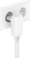 3 usb port charger - Belkin 3 Port USB-C Charger with PPS 67W | WCC002vfWH - 3 nuotrauka