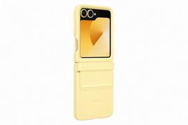 kindsuit case - Samsung Flap ECO-Leather Case EF-VF741PYE Flip6 (Yellow) - 2 nuotrauka