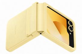 kindsuit case - Samsung Flap ECO-Leather Case EF-VF741PYE Flip6 (Yellow) - 3 nuotrauka