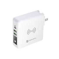 belaidis power bank - Forcell F-Energy FORC4IN1, 8000mAh, 15W, belaidis įkroviklis su power bank, juodas - 25 nuotrauka