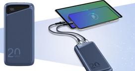 power bank 20000mah - Navitel PWR20 MX, 20000mAh, mėlynas - 2 nuotrauka