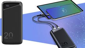 power bank 20000mah - Navitel PWR20 MX, 20000mAh, juodas (black) - 2 nuotrauka