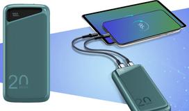 power bank 20000mah - Navitel PWR20 MX, 20000mAh, žalia - 2 nuotrauka