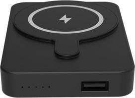 magnetinis power bank - Denver PBW-5000B Black (5000mAh) - 2 nuotrauka