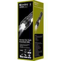 sandberg powerbank - Sandberg Survivor 7in1 Torch Powerbank 5000 - 2 nuotrauka