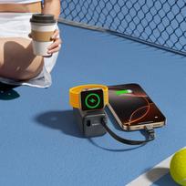power bank joyroom - Joyroom JR-W13 5000mAh powerbank with Apple Watch charging (black) - 2 nuotrauka