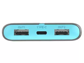 10000mah power bank - Tracer EnerGo 10000mAh Power Bank gray/blue - 4 nuotrauka