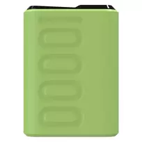 10000 power bank - RealPower PB-10000C PD+ 10000 mAh, šviesiai žalia - 4 nuotrauka
