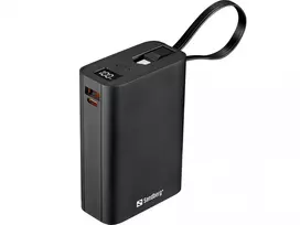 powerbank 20w - Sandberg 20000mAh PD20W Juodas (Black) - 4 nuotrauka