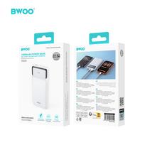 22.5w 10000mah - BWOO BO-P34, 10000mAh, 22.5W, baltas (white) - 2 nuotrauka