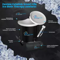 ice bath - Extralink sulankstoma ledo vonia Juoda (Black) - 2 nuotrauka