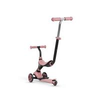 paspirtukas triratis - QPLAY SEMA 5in1, rožinis (Pink) - 7 nuotrauka