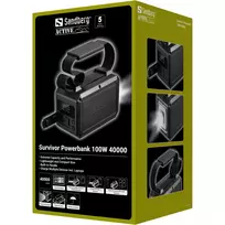 100w power bank - Sandberg 421-14 Survivor Powerbank 100W 40000 - 2 nuotrauka