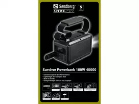 100w power bank - Sandberg 421-14 Survivor Powerbank 100W 40000 - 5 nuotrauka