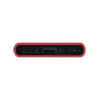 5000mah powerbank - Terratec P50 Pocket, 5000mAh, raudona - 2 nuotrauka