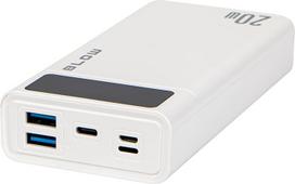 power bank 20000mah - Blow PB20E, 20000mAh, QC+PD, 20W, baltas - 3 nuotrauka