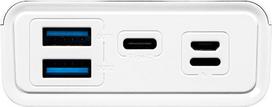power bank 20000mah - Blow PB20E, 20000mAh, QC+PD, 20W, baltas - 5 nuotrauka
