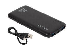 10000 power bank - Blow PB10B, 10000mAh, 20W, QC, juodas (black) - 3 nuotrauka