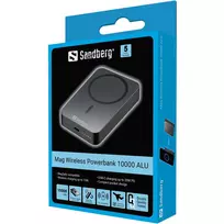 10000 power bank - Sandberg 420-97 Mag Wireless Powerbank 10000 ALU - 2 nuotrauka