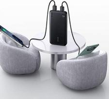 usb c pd power bank - USAMS PB83 10000mAh juodas - 2 nuotrauka