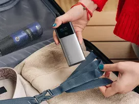 10000 power bank - Tracer Comet 10000mAh, PD+QC, ekranas, pilkas (grey) - 6 nuotrauka