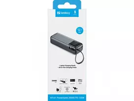 baterija isorine 12v - Sandberg 421-30 All-in1 Powerbank 20000 PD130W - 3 nuotrauka