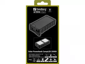 saules baterijos - Sandberg 421-24 Solar CampLED 20000 - 3 nuotrauka