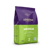 kavos pupeles 1 kg - Kavos pupelės Lofbergs Medium Roast, 1 kg - 2 nuotrauka