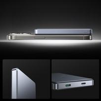 22.5w 10000mah - Joyroom JR-PBM08 Pro, 10000mAh, 22.5W, MagSafe, pilkas (space grey) - 8 nuotrauka