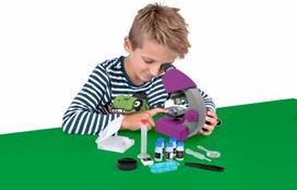 mikroskopas 40x - Bresser Junior Microscope 40x-640x Lilac - 4 nuotrauka