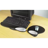 mouse pad - Pelės kilimėlis Kensington, 23.5 cm x 35 cm x 3 cm, sidabro/juoda - 2 nuotrauka