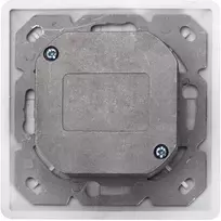 lsa - Digitus CAT 6A Class EA network outlet,shielded,2xRJ45,LSA pure white, flush mount, - 2 nuotrauka