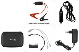 baterija isorine 12v -  YATO, 12000mAh YT-83082 - 4 nuotrauka