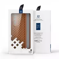 samsung telefonai - Dux Ducis "Bril Premium Book Case with stand"Galaxy Z Fold 4 (F936B) Brown" - 3 nuotrauka