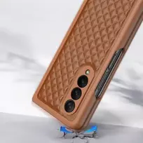 samsung telefonai - Dux Ducis "Bril Premium Book Case with stand"Galaxy Z Fold 4 (F936B) Brown" - 5 nuotrauka