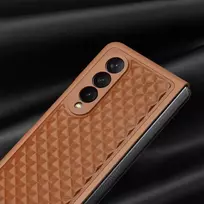 samsung telefonai - Dux Ducis "Bril Premium Book Case with stand"Galaxy Z Fold 4 (F936B) Brown" - 6 nuotrauka