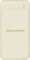 10000 power bank - Tellur PD103 Green Power Bank 10000mAh, 2xQC3.0   PD 18W cream - 2 nuotrauka