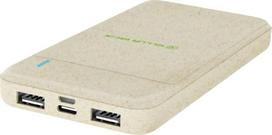 10000 power bank - Tellur PD103 Green Power Bank 10000mAh, 2xQC3.0   PD 18W cream - 3 nuotrauka