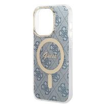 iphone ikroviklis - Guess iPhone 14 Pro Dėklas + Įkroviklis Mėlynas (Blue) - 6 nuotrauka