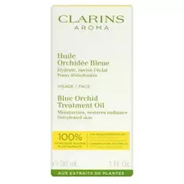clarins serumas - Clarins Blue Orchid Face Treatment Oil veido aliejus 30 ml - 4 nuotrauka