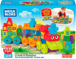 traukinukai - MEGA BLOKS rinkinys ABC traukinukas, DXH35 - 9 nuotrauka